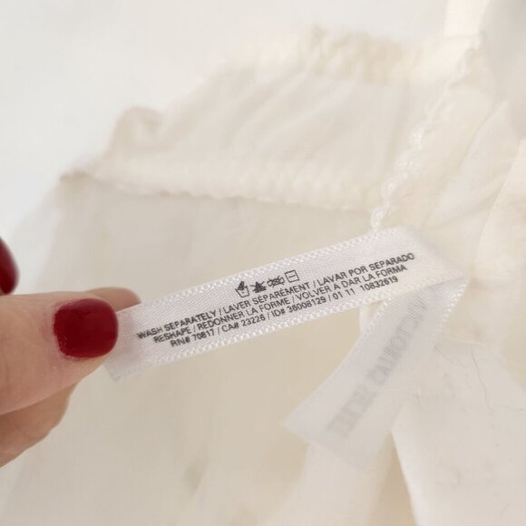 Victoria's Secret Bridal Lingerie Sexy Little Bride Bow White Teddy Women's 34C - Picture 9 of 9